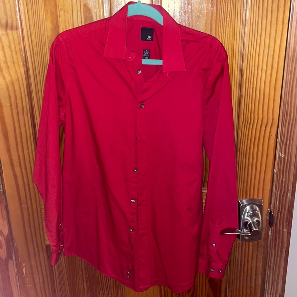 Red J. Ferrar Dress Shirt